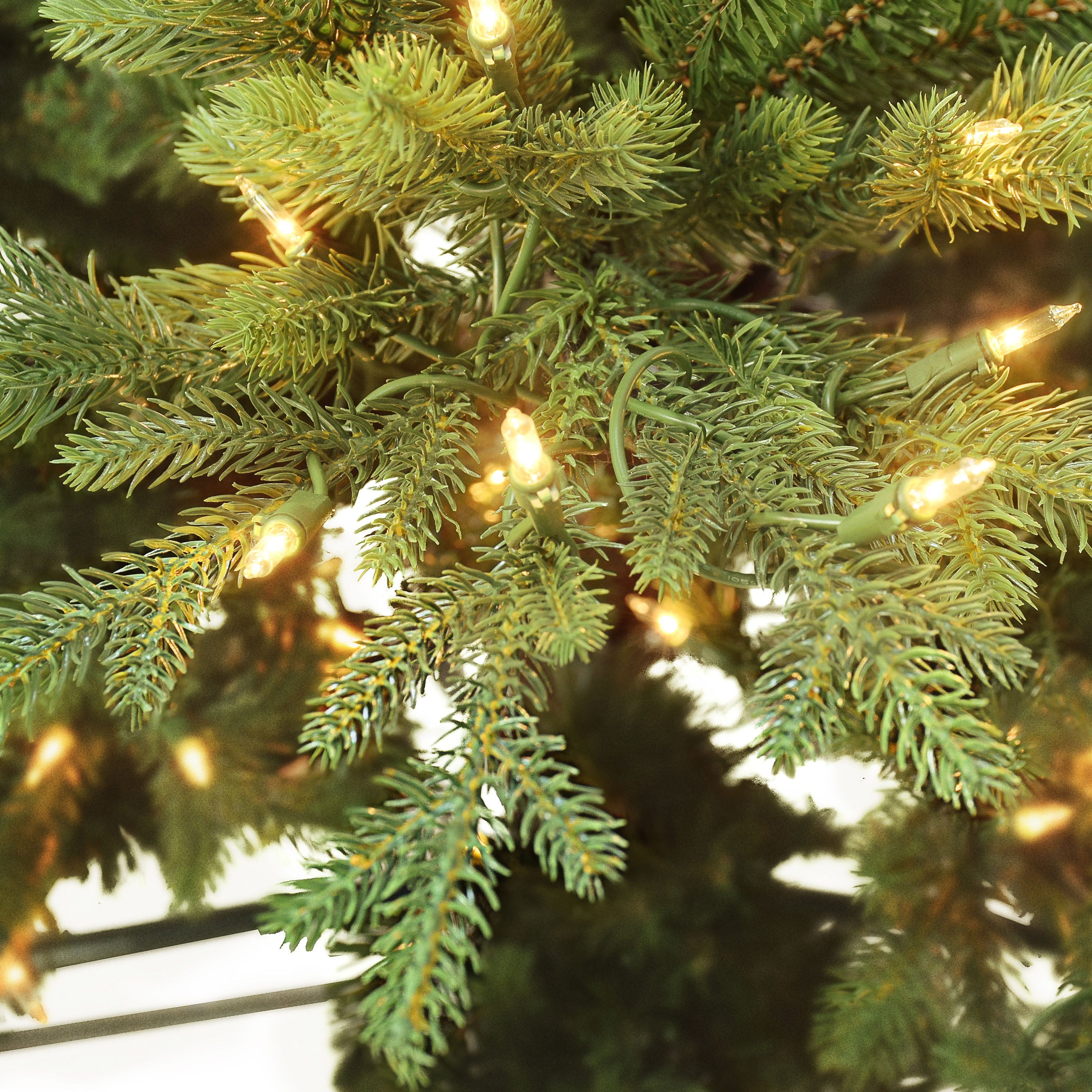 9ft Pre-Lit Balsam Fir Christmas Tree